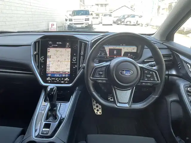 スバル レヴォーグ 1．8GT－H EX 愛知県 2021(令3)年 2万km マグネタイトグレーメタリック ワンオーナー/純正11.6型センターディスプレイナビ/・Bluettoth／地デジTV/・Apple Car Play／Android Auto/フロント／サイド／バック／全周囲カメラ/純正デジタルインナーミラー/前席メモリ付パワーシート/前席／後席左右シートヒーター/ハンズフリーパワーバックドア/12.3インチフル液晶メーター/パドルシフト/ブルーステッチ革巻きハンドル/アイサイトXテクノロジー/・プリクラッシュブレーキ/・ツーリングアシスト/・後退時ブレーキアシスト/・誤発進抑制制御/・車線逸脱警報/・全車速追従機能付クルーズコントロール/・渋滞時ハンズオフアシスト/・渋滞時発進アシスト/・アクティブレーンチェンジアシスト/アイサイトセーフティプラス/純正18インチAW/スマートキー＆プッシュスタート