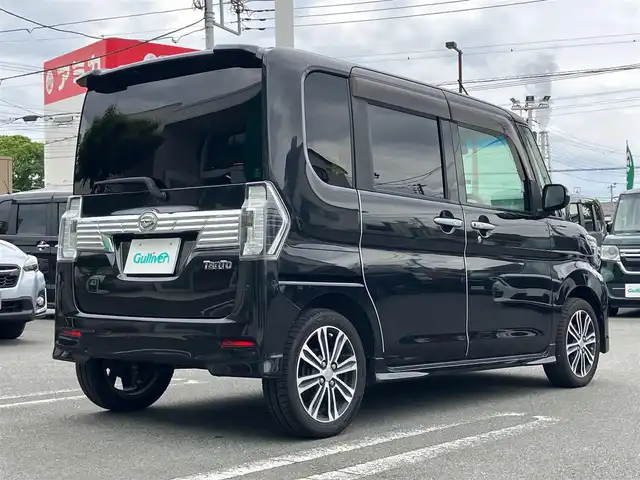 ダイハツ タント カスタム RS トップED SAⅡ 石川県 2016(平28)年 6万km ブラックマイカメタリック エンジンスタートボタン/保証書/記録簿/パワーステアリング/パワーウィンドウ/アイドリングストップ/オートエアコン/ETC/USB入力端子/バックカメラ/純正SDナビ（CD.DVD.BT.フルセグ）/ドライブレコーダー/ベンチシート/純正フロアマット/純正アルミホイール/両側パワースライドドア/ABS/横滑り防止装置/コーナーセンサー/盗難防止装置/オートライト/Wエアバック/衝突軽減システム