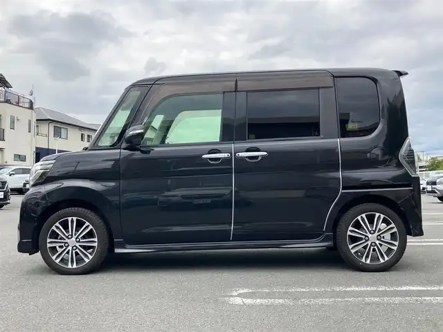 ダイハツ タント カスタム RS トップED SAⅡ 石川県 2016(平28)年 6万km ブラックマイカメタリック エンジンスタートボタン/保証書/記録簿/パワーステアリング/パワーウィンドウ/アイドリングストップ/オートエアコン/ETC/USB入力端子/バックカメラ/純正SDナビ（CD.DVD.BT.フルセグ）/ドライブレコーダー/ベンチシート/純正フロアマット/純正アルミホイール/両側パワースライドドア/ABS/横滑り防止装置/コーナーセンサー/盗難防止装置/オートライト/Wエアバック/衝突軽減システム