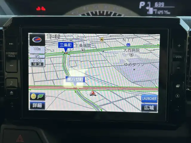 ダイハツ ウェイク L 香川県 2014(平26)年 11.3万km ブラックマイカメタリック ワンオーナー/純正8インチナビ/フルセグ/CD/DVD/Bluetoohe/バックカメラ/パワースライドドア/LEDヘッドライト/純正14インチアルミ/スマートキー/ETC