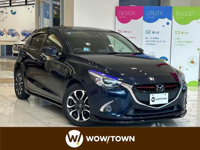 マツダ デミオ XD ツーリング 埼玉県 2017(平29)年 6.7万km ディープクリスタルブルーマイカ スマートシティブレーキシステム/純正ＳＤナビ/　　CD/DVD/BT/フルセグ/USB/バックカメラ/レーダークルーズコントロール/LEDオートライト/コーナーセンサー/純正16インチアルミホイール/サマータイヤ積み込み/パドルシフト/スマートキー2本/ビルトインETC