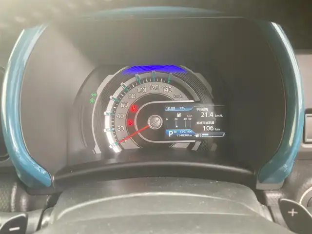 スズキ ハスラー HYBRID X ターボ 埼玉県 2020(令2)年 11.5万km デニムブルー ガンメタリック 2トーン (株)IDOMが運営する【じしゃロン鳩ヶ谷店】の自社ローン対象車両になります。こちらは現金ご利用時の価格です。自社ローンご希望の方は別途その旨お申付け下さい。/登録時114830km/ターボ車/純正ナビ/フルセグテレビ/全方位モニター/アイドリングストップ/デュアルカメラブレーキサポート/アダプティブクルーズコントロール/車線逸脱警告機能/車線逸脱抑制機能/プッシュスタート/ETC/ドライブレコーダー/純正15インチAW/前席シートヒーター/スマートキー/オートライト/ダブル/サイド/カーテンエアバッグ/パドルシフト/革巻きステアリング/前席背面ドリンクホルダー/助手席シートアンダーボックス