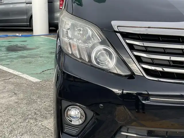 トヨタ アルファード 350S タイプゴールドⅡ 神奈川県 2014(平26)年 10.7万km ブラック メーカーOPHDDナビ/　（CD・DVD・Bluetooth）/フルセグTV/パノラミックビューモニター/両側パワースライドドア/パワーバックドア/クルーズコントロール/ビルトインETC/キセノンライト/デイライト付きLEDフォグライト/クリアランスソナー/ハーフレザーシート/前後ドライブレコーダー/パンテーラカーセキュリティ/スマートキー/保証書/取扱説明書