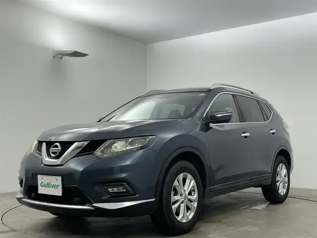 日産 エクストレイル 20Xt エマージェンシーブレーキ 岡山県 2016(平28)年 5万km スチールブルー 純正SDナビ/・FM/AM/Bluetooth/フルセグ/CD/DVD/AUX/・TVキャンセラー/アラウンドビューモニター/安全システム/・エマージェンシーブレーキ/・踏み間違い防止/・車線逸脱警報/・コーナーセンサー/・クルーズコントロール/防水シート/・D/Nシートヒーター/パワーバックドア/ビルトインETC/純正１７インチアルミ/純正フロアマット/LEDヘッドライト/ISOFIX/ステアリングスイッチ/チルトステアリング/シートリフター/ウインカーミラー/取扱説明書/新車保証書