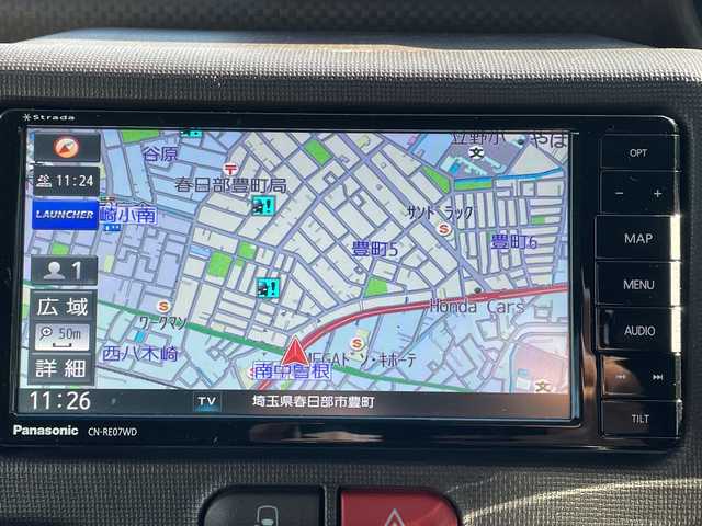 トヨタ スペイド G 埼玉県 2013(平25)年 10.9万km スーパーレッドⅤ ・4WD/・社外ナビ（TV/BT/USB）/・フルセグテレビ/・バックカメラ/・運転席シートヒーター/・ETC/・ステアリングスイッチ/・横滑り防止装置/・オートライト/・HIDヘッドライト/・ハロゲンフォグライト/・ドアバイザー/・純正フロアマット/・プッシュスタート/・スマートキー/・スペアキー×１/・取扱説明書