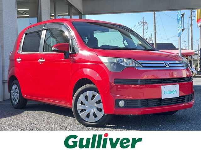 トヨタ スペイド G 埼玉県 2013(平25)年 10.9万km スーパーレッドⅤ ・4WD/・社外ナビ（TV/BT/USB）/・フルセグテレビ/・バックカメラ/・運転席シートヒーター/・ETC/・ステアリングスイッチ/・横滑り防止装置/・オートライト/・HIDヘッドライト/・ハロゲンフォグライト/・ドアバイザー/・純正フロアマット/・プッシュスタート/・スマートキー/・スペアキー×１/・取扱説明書