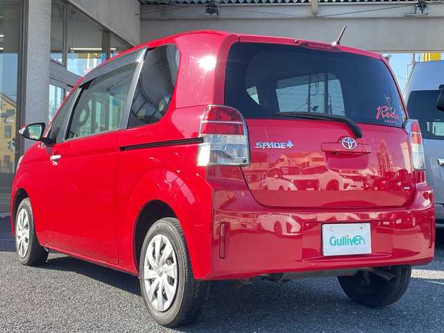 トヨタ スペイド G 埼玉県 2013(平25)年 10.9万km スーパーレッドⅤ ・4WD/・社外ナビ（TV/BT/USB）/・フルセグテレビ/・バックカメラ/・運転席シートヒーター/・ETC/・ステアリングスイッチ/・横滑り防止装置/・オートライト/・HIDヘッドライト/・ハロゲンフォグライト/・ドアバイザー/・純正フロアマット/・プッシュスタート/・スマートキー/・スペアキー×１/・取扱説明書