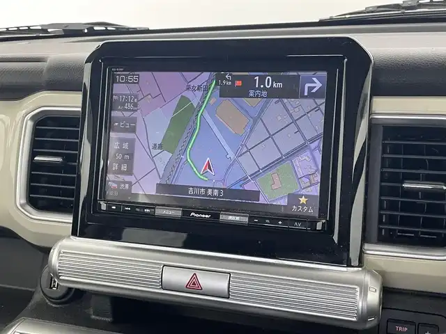 スズキ クロスビー HYBRID MX 埼玉県 2019(平31)年 3.7万km ピュアホワイトP 社外８インチナビ　全方位モニター　ビルトインＥＴＣ　シートヒーター　パドルシフト　純正アルミ　ＬＥＤヘッドライト　スマートキー　オートライト　ＣＤ　ＤＶＤ　Ｂｌｕｅｔｏｏｔｈ　地デジフルセグＴＶ