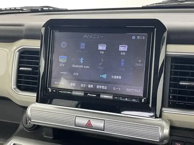 スズキ クロスビー HYBRID MX 埼玉県 2019(平31)年 3.7万km ピュアホワイトP 社外８インチナビ　全方位モニター　ビルトインＥＴＣ　シートヒーター　パドルシフト　純正アルミ　ＬＥＤヘッドライト　スマートキー　オートライト　ＣＤ　ＤＶＤ　Ｂｌｕｅｔｏｏｔｈ　地デジフルセグＴＶ
