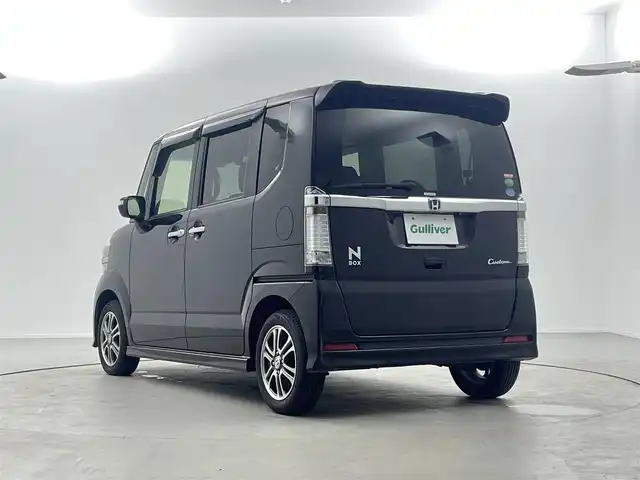 ホンダ Ｎ ＢＯＸ カスタム SSパッケージ 福井県 2015(平27)年 7.7万km プレミアムゴールドパープルパール 純正ナビ（CD/DVD/BT/フルセグ）/バックカメラ/両側パワースライドドア/ETC/フロアマット純正/HIDヘッドライト/純正フォグライト/ドアバイザー