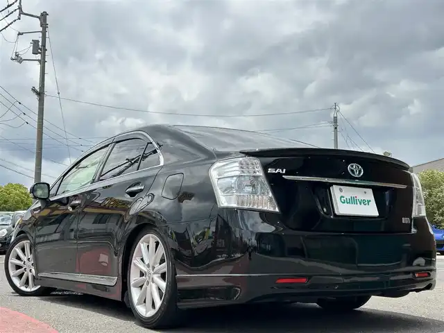 トヨタ ＳＡＩ G ツーリングセレクション 香川県 2013(平25)年 7.6万km ブラック 純正HDDナビ/【CD/DVD/Bluetooth】/バックカメラ/前席パワーシート/革調シートカバー/TEIN車高調/LEDヘッドライト/スマートキー/クルーズコントロール/純正18インチアルミ/純正フロアマット/横滑り防止装置/ビルトインETC