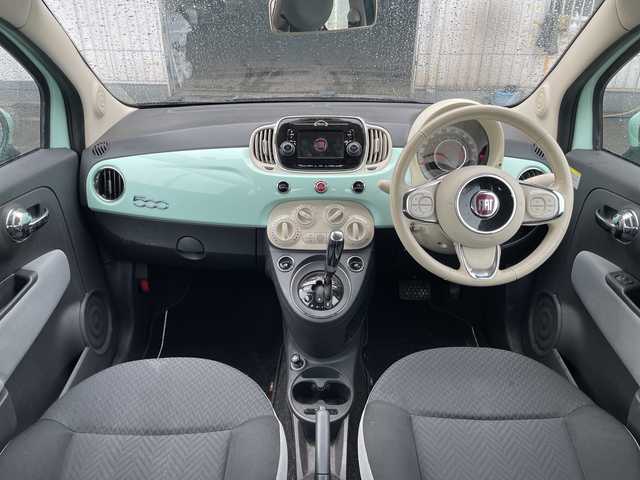 フィアット ５００ ツインエア ポップ 神奈川県 2016(平28)年 2万km LATTE MENTA ETC/USB端子/AUX端子/Bluetooth接続/ステアリングリモコン