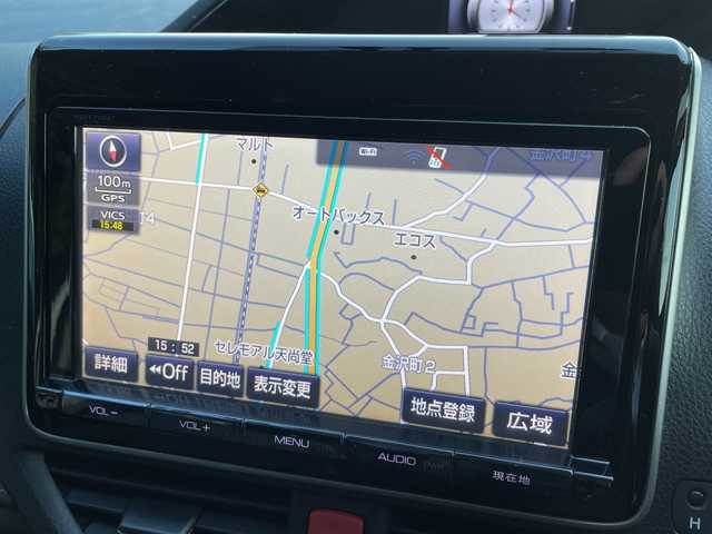 トヨタ エスクァイア ハイブリッド 茨城県 2015(平27)年 14.8万km ホワイトパールクリスタルシャイン ワンオーナー/純正SDナビ/FM/AM/CD/DVD/SD/フルセグTV/Bluetooth接続/レザーシート/アラウンドビューモニター/ALPINE製フリップダウンモニター/TRDエアロパーツ/両側電動スライドドア/シートヒーター（D＋N席）/ワイヤレス充電器/ドライブレコーダー/ビルトインETC/保証書/取扱説明書