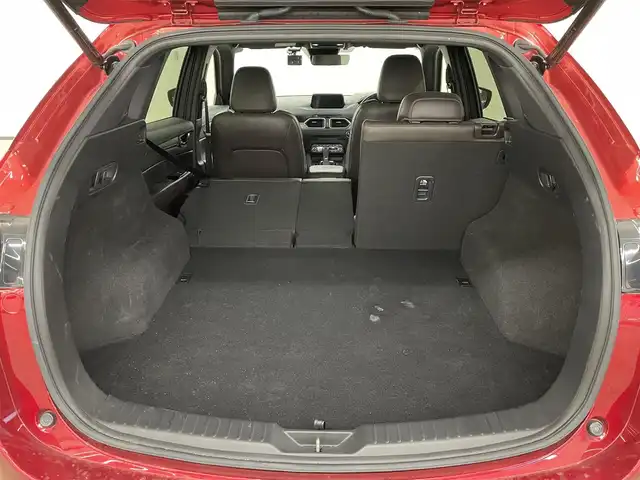 マツダ ＣＸ－５ XD エクスクルーシブモード 長崎県 2019(令1)年 3.7万km ソウルレッドクリスタルM 純正ナビ　フルセグTV　CD/DVD/Bluetooth/ワンオーナー/バックカメラ/全方位モニター/パーキングセンサー/ETC/前後ドライブレコーダー/シートヒーター（前席・後席）/ステアリングヒーター/パワーシート/ステアリングスイッチ/レーダークルーズコントロール/スマートシティブレーキサポート/トラクションコントロール/ダイナミックスタビリティコントロール/車線逸脱警報/ブラインドスポットモニタリング/アダプティブLEDヘッドライト/アイドリングストップ/プッシュスタート/トノカバー/パワーリアゲートスイッチ/純正フロアマット/純正19インチAW