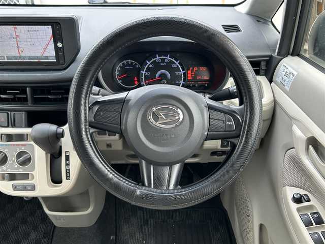 ダイハツ ムーヴ L SAⅡ 福島県 2015(平27)年 8.5万km ホワイト Ｃｌａｒｉｏｎ：ＳＤナビ/・Ｂｌｕｅｔｏｏｔｈ/・ＣＤ/・ＤＶＤ/・ＦＭ・ＡＭ/衝突軽減ブレーダー/ドライブレコーダー/ＥＴＣ/純正フロアマット/ドアバイザー/横滑り防止/アイドリングストップ/電動格納ミラー