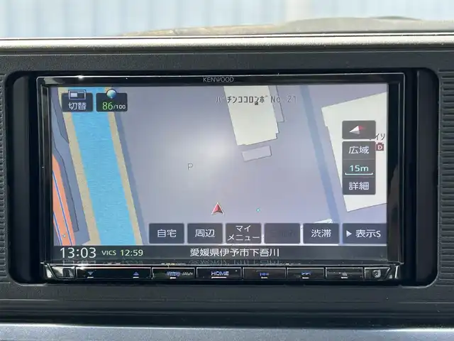 ダイハツ キャスト アクティバ X リミテッド SAⅢ 愛媛県 2018(平30)年 2.7万km ファイアークォーツレッドM 純正ナビ/オートハイビーム/シートヒーター/オートライト/LEDライト/コーナーセンサー/純正15AW/スペアキー/社外フロアマット/レーンキープアシスト/ETC/横滑り防止装置/ABS/パワーステアリング/パワーウインドウ/アイドリングストップ