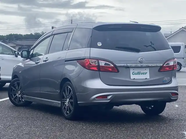 日産 ラフェスタ ハイウェイスターG 島根県 2016(平28)年 6.8万km アルミニウムシルバー ディーラーOP SDナビ(CD/DVD/BT/フルセグ)/両側パワースライドドア /バックカメラ/ETC/アイドリングストップ/ステアリングリモコン/前方ドライブレコーダー/電動格納ミラー/純正フロアマット/社外アルミホイール