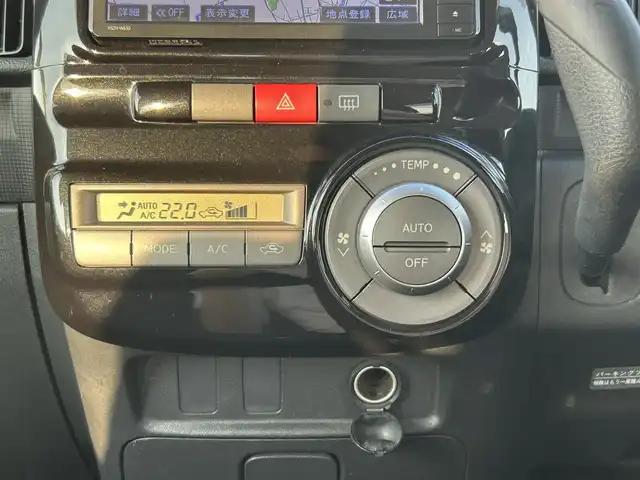 ダイハツ タント カスタム RS 広島県 2013(平25)年 8.7万km ブラックマイカメタリック ターボ/純正ナビ/「CD/DVD/Bluetooth」/フルセグTV/ETC/パワースライドドア/左側センターピラーレス/スマートキー/HIDヘッドライト/フォグランプ/純正15インチAW/アイドリングストップ/純正フロアマット/保証書/取扱説明書