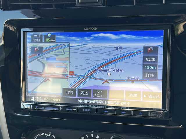 スズキ ジムニー ランドベンチャー 沖縄県 2016(平28)年 5.3万km クールカーキPM 社外ナビ/（ＡＭ／ＦＭ／ＣＤ／ＤＶＤ／ＢＴ）　/フルセグＴＶ　/純正１６インチアルミホイール　/リモコンキー　/ＬＥＤヘッドライト　/ＥＴＣ　/ハーフレザーシート　/シートヒーター　/純正フロアマット　/横滑り防止装置