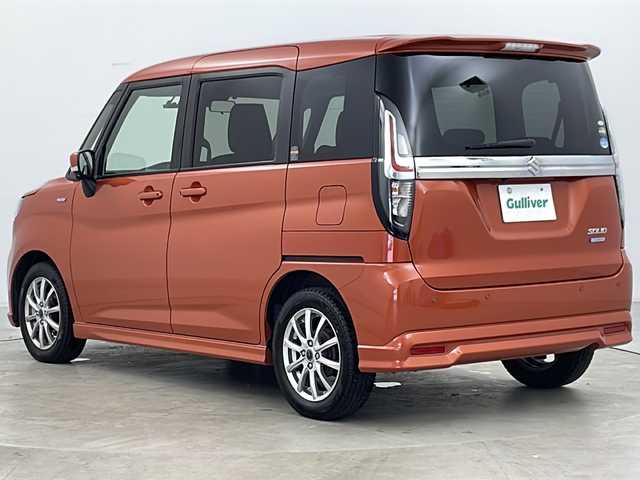 スズキ ソリオ HV MZ 道央・札幌 2021(令3)年 9.2万km フレイムオレンジPM ・4WD/・寒冷地仕様/・純正メモリナビ&CD&DVD&BT&USB&フルセグ/・全方位モニター/・両側パワースライドドア/・レーダークルーズコントロール/・衝突軽減ブレーキ/・レーンキープアシスト/・コーナーセンサー/・HUD/・ビルトインETC/・シートヒーター(D/N)/・ドアミラーヒーター/・全席シートカバー/・ウォークスルー/・ステアリングスイッチ/・純正エンジンスターター/・純正前後ドライブレコーダー/・純正フロアマット/・LEDヘッドライト/・LEDフォグランプ/・純正AW付夏タイヤ積載