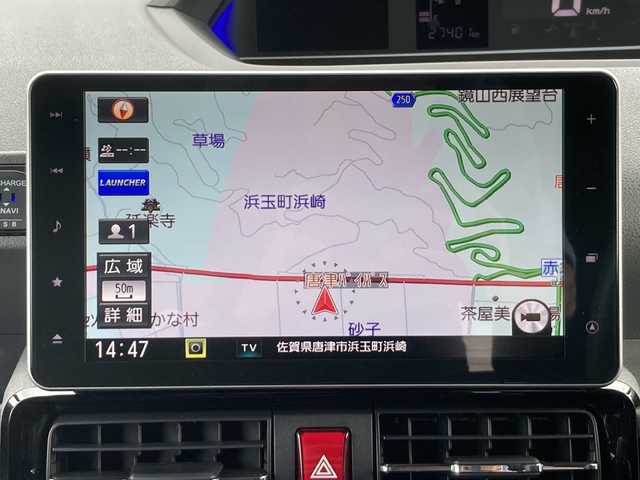 ダイハツ タント カスタム RS 佐賀県 2019(令1)年 2.8万km シャイニングホワイトパール 純正9インチナビ/パノラマミックビューモニター/バックカメラ/プリクラッシュセーフティ/レーンディパーチャーアラート/オートハイビーム/アダプティブクルーズコントロール/コーナーセンサー/両側パワースライドドア/ビルトインETC/運転席ロングスライドシート/ステアリングリモコン/レザーステアリング/アイドリングストップ/プッシュスタート/スマートキー/LEDヘッドライト/フォグライト/純正アルミホイール