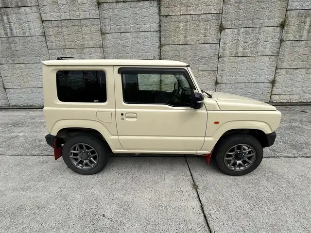 スズキ ジムニー XC 長崎県 2021(令3)年 6万km シフォンアイボリーM ワンオーナー/社外メモリナビ/（Bluetooth/フルセグ）/バックカメラ/衝突軽減システム/レーンアシスト/クルーズコントロール/ETC/シートヒーター/前後ドライブレコーダー/ステアリングスイッチ/マッドガード/純正16インチAW