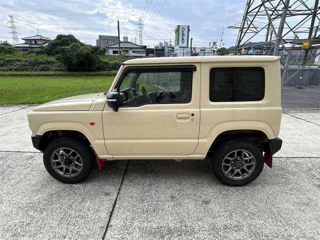 スズキ ジムニー XC 長崎県 2021(令3)年 6万km シフォンアイボリーM ワンオーナー/社外メモリナビ/（Bluetooth/フルセグ）/バックカメラ/衝突軽減システム/レーンアシスト/クルーズコントロール/ETC/シートヒーター/前後ドライブレコーダー/ステアリングスイッチ/マッドガード/純正16インチAW
