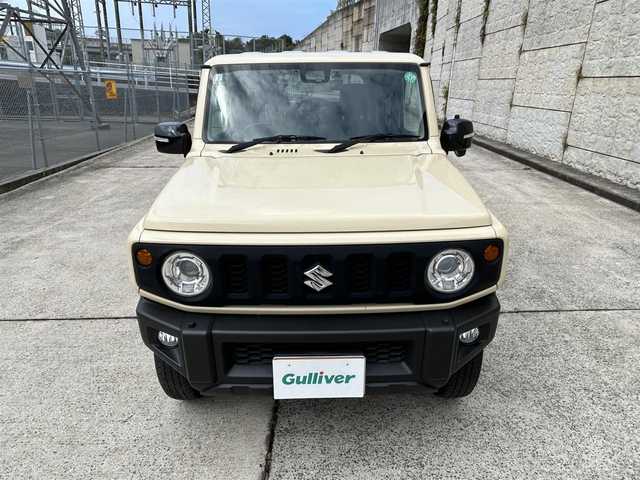 スズキ ジムニー XC 長崎県 2021(令3)年 6万km シフォンアイボリーM ワンオーナー/社外メモリナビ/（Bluetooth/フルセグ）/バックカメラ/衝突軽減システム/レーンアシスト/クルーズコントロール/ETC/シートヒーター/前後ドライブレコーダー/ステアリングスイッチ/マッドガード/純正16インチAW
