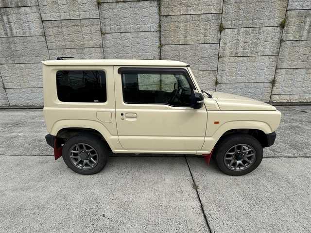 スズキ ジムニー XC 長崎県 2021(令3)年 6万km シフォンアイボリーM ワンオーナー/社外メモリナビ/（Bluetooth/フルセグ）/バックカメラ/衝突軽減システム/レーンアシスト/クルーズコントロール/ETC/シートヒーター/前後ドライブレコーダー/ステアリングスイッチ/マッドガード/純正16インチAW