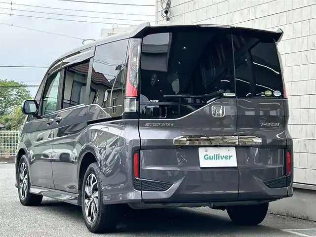 ホンダ ステップワゴン スパーダ クルスピセンシング 埼玉県 2019(令1)年 5万km モダンスティールM 4WD/ホンダセンシング/両側パワースライドドア/純正9インチナビ/【CD DVD SD USB BT】/フルセグTV/バックカメラ/全方位モニター/レーダークルーズコントロール/パドルシフト/ドライブレコーダー/ハーフレザーシート/シートヒーター/横滑り防止装置/純正LEDライト/純正スポーツペダル/純正AW