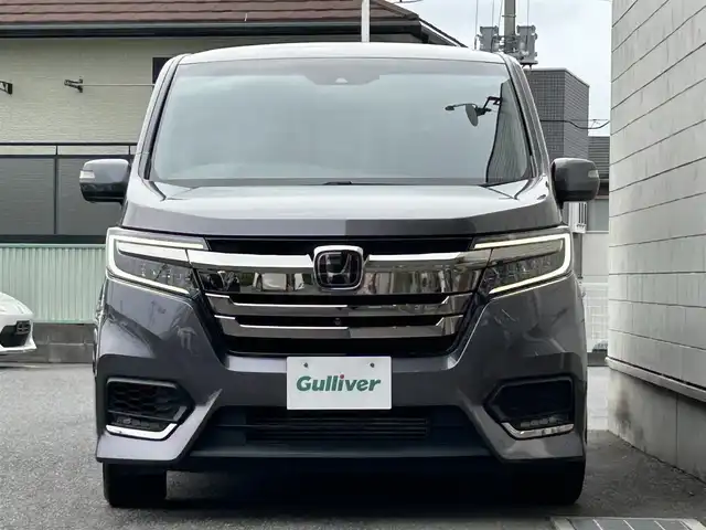 ホンダ ステップワゴン スパーダ クルスピセンシング 埼玉県 2019(令1)年 5万km モダンスティールM 4WD/ホンダセンシング/両側パワースライドドア/純正9インチナビ/【CD DVD SD USB BT】/フルセグTV/バックカメラ/全方位モニター/レーダークルーズコントロール/パドルシフト/ドライブレコーダー/ハーフレザーシート/シートヒーター/横滑り防止装置/純正LEDライト/純正スポーツペダル/純正AW