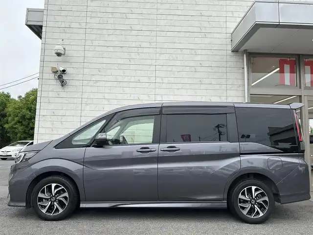 ホンダ ステップワゴン スパーダ クルスピセンシング 埼玉県 2019(令1)年 5万km モダンスティールM 4WD/ホンダセンシング/両側パワースライドドア/純正9インチナビ/【CD DVD SD USB BT】/フルセグTV/バックカメラ/全方位モニター/レーダークルーズコントロール/パドルシフト/ドライブレコーダー/ハーフレザーシート/シートヒーター/横滑り防止装置/純正LEDライト/純正スポーツペダル/純正AW