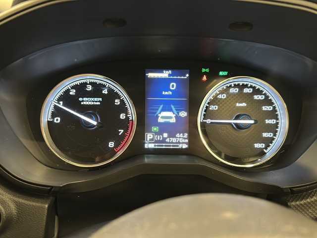 スバル フォレスター ハイブリッド アドバンス 岐阜県 2020(令2)年 4.8万km クリスタルブラックシリカ ４WD/純正ＯＰナビ/ＤＩＡＴＯＮＥサウンド/バック／サイドカメラ/フルセグ視聴/Bluetooth/アイサイト/レーダークルーズコントロール/ドライブレコーダー/レザーシート/シートヒーター/前席パワーシート/ブラインドスポットモニター/パワーバックドア/ＬＥＤヘッドライト/プッシュスタート/スマートキー/スペアキー/コーナーセンサー/取扱説明書・記録簿