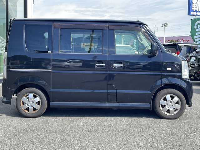 スズキ エブリィ ワゴン PZターボ 兵庫県 2014(平26)年 7.9万km ブルーイッシュブラックパール3 社外７型ナビ/片側パワスラ/純正アルミ/ＥＴＣ/ドアバイザー/AAC
