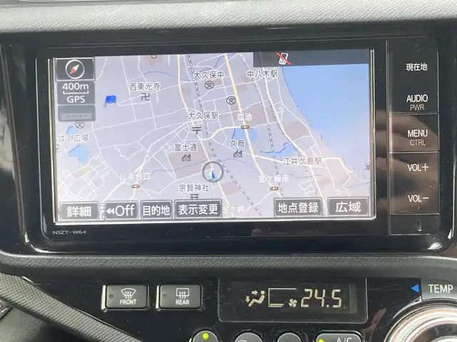 トヨタ アクア G G’s 兵庫県 2015(平27)年 5.1万km スーパーレッドⅤ 純正SDナビ/FM/AM/フルセグTV/CD/DVD/Bluetooth/バックカメラ/プッシュスタートボタン/クルーズコントロール/シートヒーター/スマートキー×2/ステアリングスイッチ/電動格納ミラー/プッシュスタートボタン/革巻きステアリング/ETC/オートライト/Gs’アルミホイール/Gsフロアマット