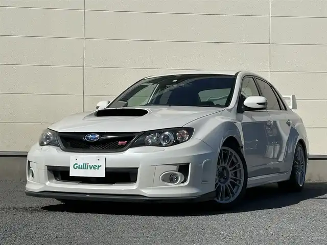 スバル インプレッサ ＷＲＸ STi 茨城県 2010(平22)年 16万km サテンホワイトパール STIリップスポイラー/STIフロントタワーバー/HKSハイパーマックス車高調/ミラー一体型ドライブレコーダー/ATOTOディスプレイオーディオ(アンドロイド車載エンターテイメント)/SI-DRIVE/運転席パワーシート/スマートキー/プッシュスタート/横滑り防止装置/ETC/HIDライト/フォグランプ/純正フロアマット/スペアスマートキー