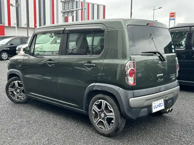 スズキ ハスラー X ターボ 宮崎県 2015(平27)年 8.8万km クールカーキPM /ナビ(CN-RS01D)//TV/CD/DVD/Bluetooth//ビルトインETC//運転席シートヒーター//オートライト//純正フロアマット//純正アルミホイール//ドアバイザー//プッシュスタート//電格ウィンカーミラー//取扱説明書//保証書//スペアキー×１