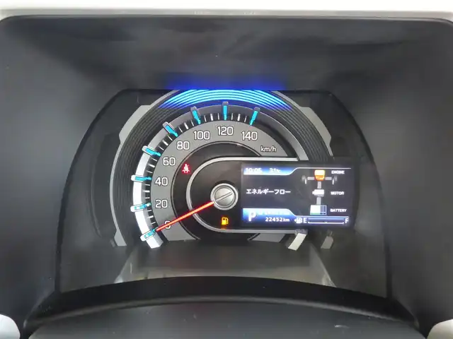 スズキ ハスラー HYBRID X 大阪府 2020(令2)年 2.3万km ブリスクブルーメタリック/ホワイト2トーンルーフ デュアルカメラブレーキサポート/純正メモリーナビ/地デジTV/【DVD/CD再生機能　Bluetooth接続】/全方位モニター/革巻きステアリング/ステアリングスイッチ/ETC/LEDヘッドライト/フォグライト/ウインカーミラー/リアコーナーセンサー/純正15インチアルミホイル/サイド/カーテンエアバッグ/携帯リモコン