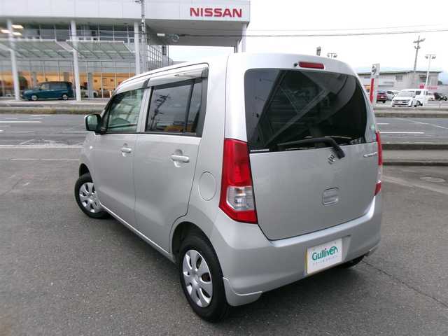 スズキ ワゴンＲ FX 富山県 2012(平24)年 1.9万km シルキーシルバーメタリック ワンオーナー/5速マニュアル/純正CD