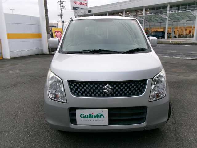 スズキ ワゴンＲ FX 富山県 2012(平24)年 1.9万km シルキーシルバーメタリック ワンオーナー/5速マニュアル/純正CD