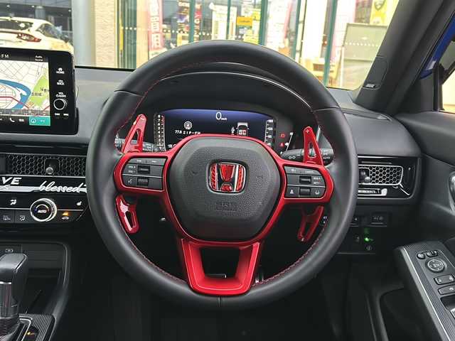 ホンダ シビック EX 愛知県 2024(令6)年 1.5万km プレミアムクリスタルブルークリスタル 登録時走行距離14220km/ワンオーナー/純正9インチSDナビ/(Bluetooth/フルセグTV/USB)/バックカメラ/クリアランスソナー前後/ドラレコ前後/無限フルエアロ/社外マフラー/BOSEスピーカー/ホンダセンシング/衝突軽減ブレーキ/レーンキープアシスト/路外逸脱抑制/アダプティブクルーズコントロール/トラフィックジャムアシスト/先行車発信告知/標識認識機能/踏み間違い衝突軽減/ブラインドスポット/ステアリングスイッチ/ワイヤレス充電器/前席シートヒーター/前席パワーシート/ドライブモードセレクト/パドルシフト/純正ビルドイン2.0ETC/オート防眩ミラー/電子制御パーキングブレーキ/スマートキー/(スペアキー×1)