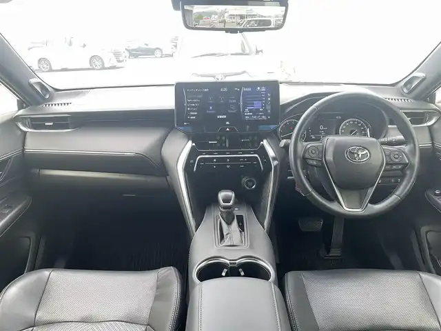 トヨタ ハリアー Z レザーパッケージ 佐賀県 2021(令3)年 5万km プレシャスブラックパール ワンオーナー/純正12.3型ナビゲーション（フルセグTV/Bluetooth）/パノラミックビューモニター/JBLプレミアムサウンド/モデリスタエアロ/トヨタセーフティーセンス/衝突被害軽減ブレーキ/レーダークルーズコントロール/オートマチックハイビーム/レーンディパーチャーアラート/先行者発信告知機能/クリアランスソナー/電動リアゲート/パワーシート/シートヒーター/エアシート/ハンドルヒーター/ミラーヒーター/デジタルインナーミラー/オートホールド/ETC2.0/ドライブレコーダー/純正フロアマット/純正LEDヘッドライト/純正19インチアルミホイール