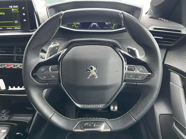 プジョー プジョー ２０８ GT 山梨県 2023(令5)年 3.2万km 青Ｍ ワンオーナー /純正ディスプレイオーディオ/AppleCarPlay/AndroidAuto/バックカメラ/パドルシフト/アクティブセーフティブレーキ/BSM/前後コーナーセンサー/インテリジェントハイビーム/アンビエンスライト/半革/シートヒーター /ハンズフリーアクセス/LEDヘッドライト/ETC/純正17インチAW