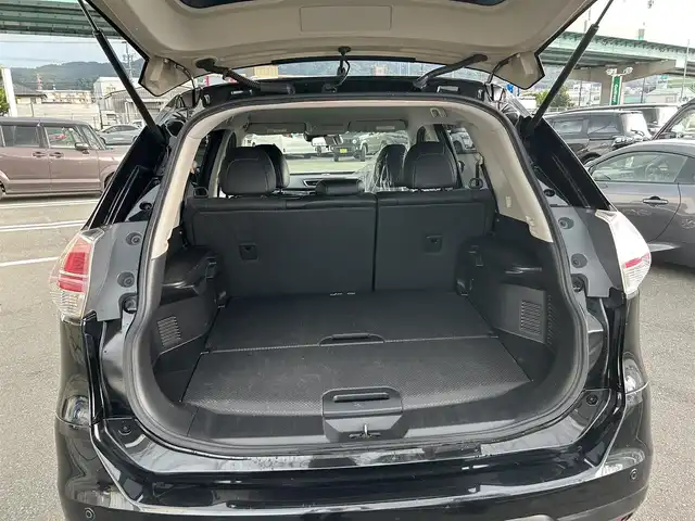 日産 エクストレイル 20X エマージェンシーブレーキ 福岡県 2015(平27)年 8.5万km ダイヤモンドブラック 純正7型SDナビ(フルセグTV/CD/DVD/BT)アラウンドビューモニタークルコンコーナーセンサードラレコETCシートヒーターUSB純正フロアマット純正アルミホイールスマートキープッシュスタート