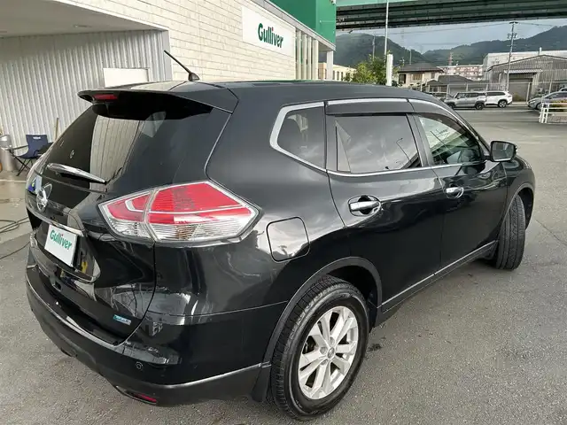 日産 エクストレイル 20X エマージェンシーブレーキ 福岡県 2015(平27)年 8.5万km ダイヤモンドブラック 純正7型SDナビ(フルセグTV/CD/DVD/BT)アラウンドビューモニタークルコンコーナーセンサードラレコETCシートヒーターUSB純正フロアマット純正アルミホイールスマートキープッシュスタート