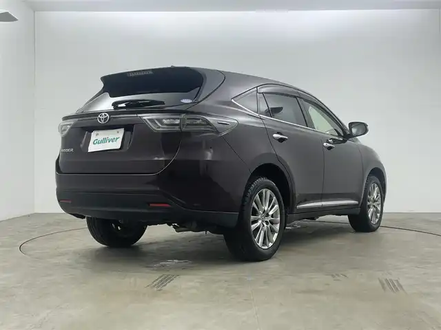 トヨタ ハリアー プレミアム 岡山県 2014(平26)年 4.5万km ブラキッシュレッドマイカ アルパイン9インチナビ/【Bluetooth/フルセグTV/CD/DVD】/型番:EX900/バックカメラ/シートヒーター/クルーズコントロール/LEDヘッドライト/オートハイビーム/ETC/運転席パワーシート/スマートキー/プッシュスタート/オートライト