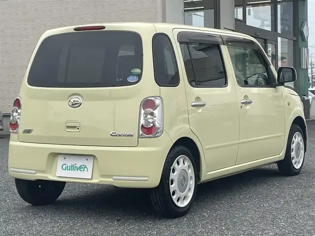 ダイハツ ミラ ココア X 埼玉県 2015(平27)年 6.4万km コットンアイボリー ・純正ナビフルセグTV/・BT　DVD　CD/・ETC/・前後ドラレコ/・キーフリーキー×２/・アイドリングストップ/・電動格納式ミラー/・社外14インチスタットレスタイヤ車載/・保証書/・取説