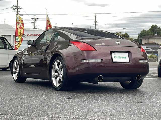 日産 フェアレディ Ｚ バージョンT 愛知県 2005(平17)年 10.6万km プレミアムミスティックマルーン DVDナビ/ワンセグテレビ/バックカメラ/ETC/TCSオフ切り替えスイッチ/前後ドラレコ/レザーシート/シートヒーター/パワーシート/保証書/取扱説明書