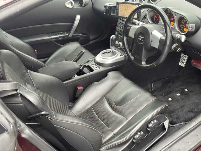 日産 フェアレディ Ｚ バージョンT 愛知県 2005(平17)年 10.6万km プレミアムミスティックマルーン DVDナビ/ワンセグテレビ/バックカメラ/ETC/TCSオフ切り替えスイッチ/前後ドラレコ/レザーシート/シートヒーター/パワーシート/保証書/取扱説明書