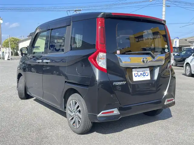 トヨタ ルーミー カスタムG S 佐賀県 2018(平30)年 9.3万km ブラックマイカメタリック (株)IDOMが運営する【じしゃロン佐賀店】の自社ローン専用車両になります。こちらは現金またはオートローンご利用時の価格です。自社ローンご希望の方は別途その旨お申付け下さい/純正SDナビ/フルセグテレビ/Bluetooth/バックカメラ/純正ドライブレコーダー/クルーズコントロール/ETC/衝突軽減ブレーキ/レーンキープアラート/アイドリングストップ/両側パワースライドドア/横滑り防止/オートライト/LEDヘッドライト/フォグライト/純正アルミホイール/純正フロアマット/スマートキー/プッシュスタート